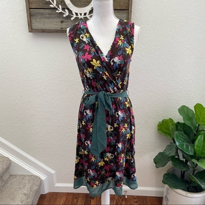 ModCloth faux wrap sleeveless dress whimsical size M NWT‎
